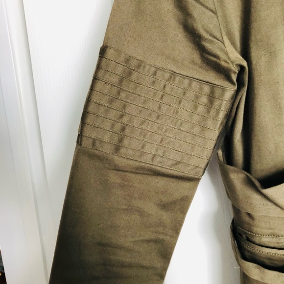 Schwiing hooded khaki green fall jacket - Picture 5 of 11